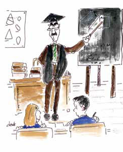 When he began teaching his methods were considered way ahead of their time