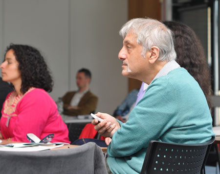 Participants use clickers